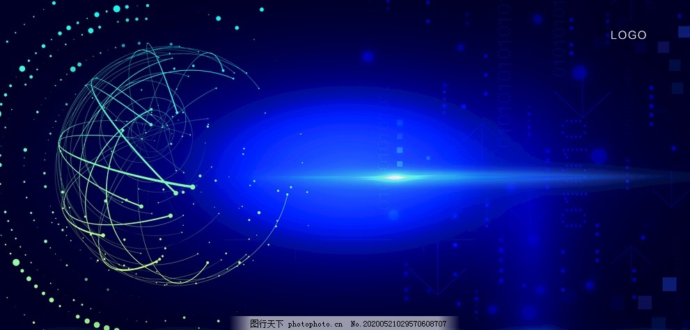 藍(lán)色背景下的電子技術(shù) 探索、創(chuàng)新與未來